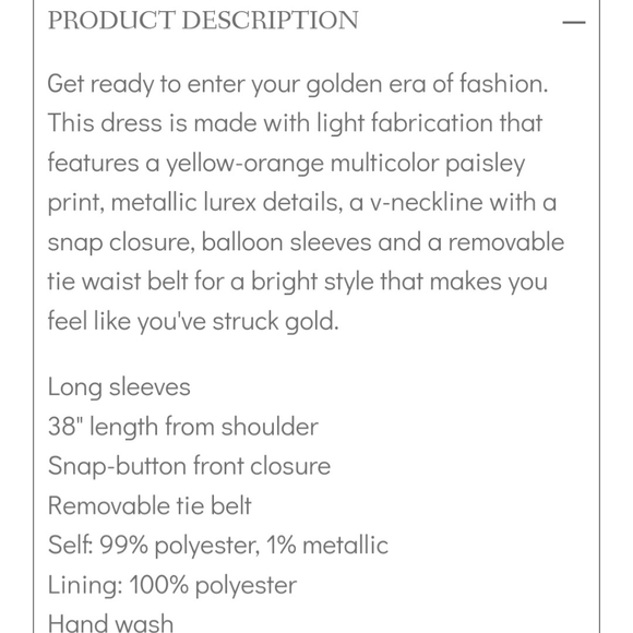 FLYING TOMATO DRESS NWT - Picture 5 of 5